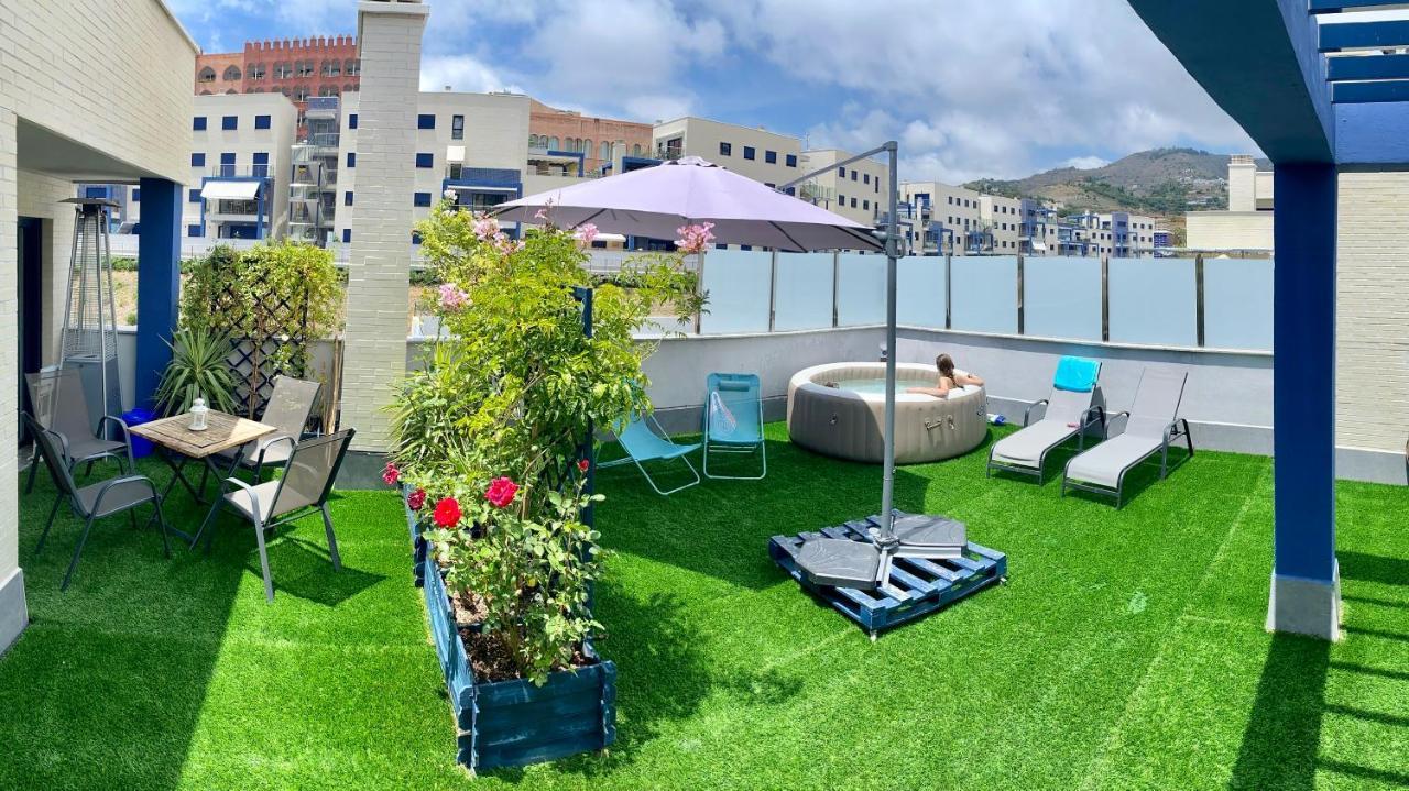 Atico 90M De Terraza, Jacuzzi Privado Y Cargador De Coche Electrico En Cabria, Almunecar Luaran gambar