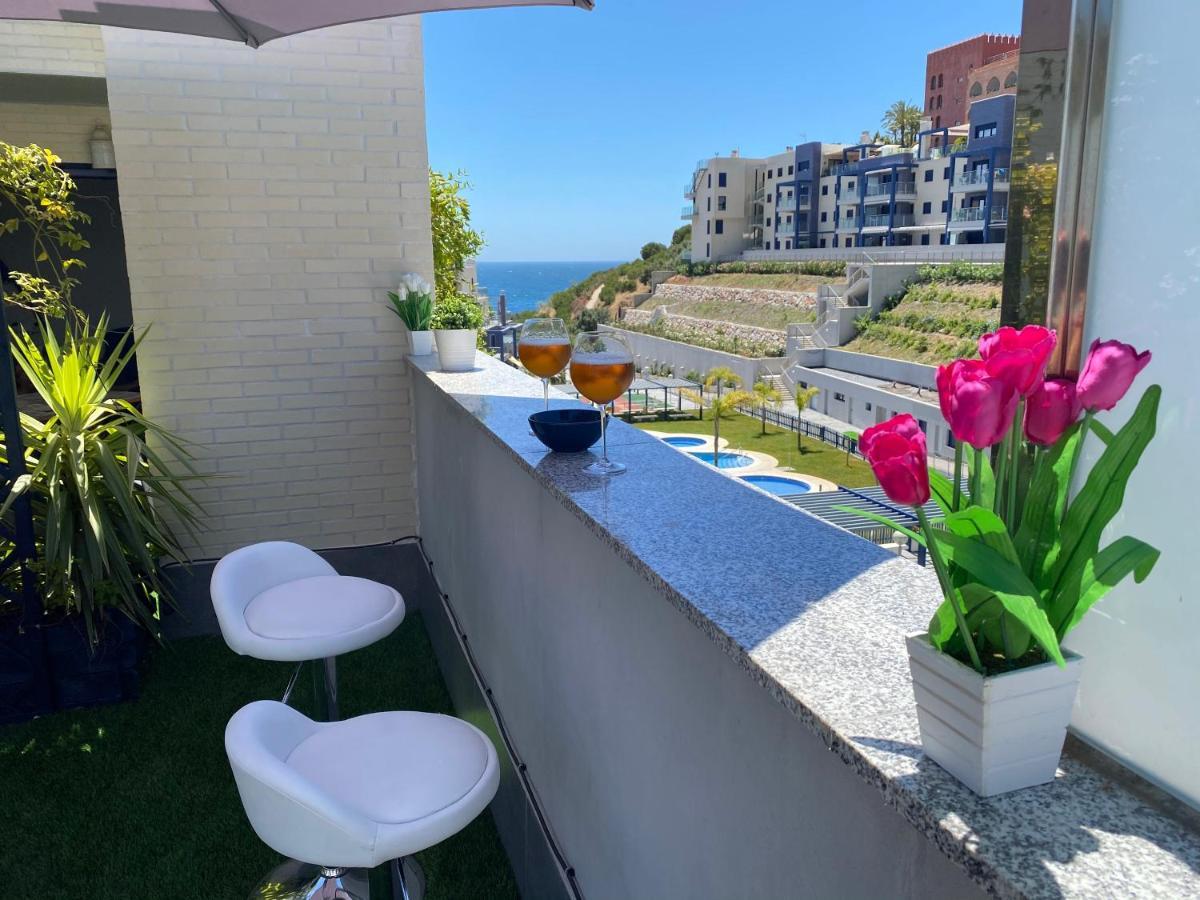 Atico 90M De Terraza, Jacuzzi Privado Y Cargador De Coche Electrico En Cabria, Almunecar Luaran gambar